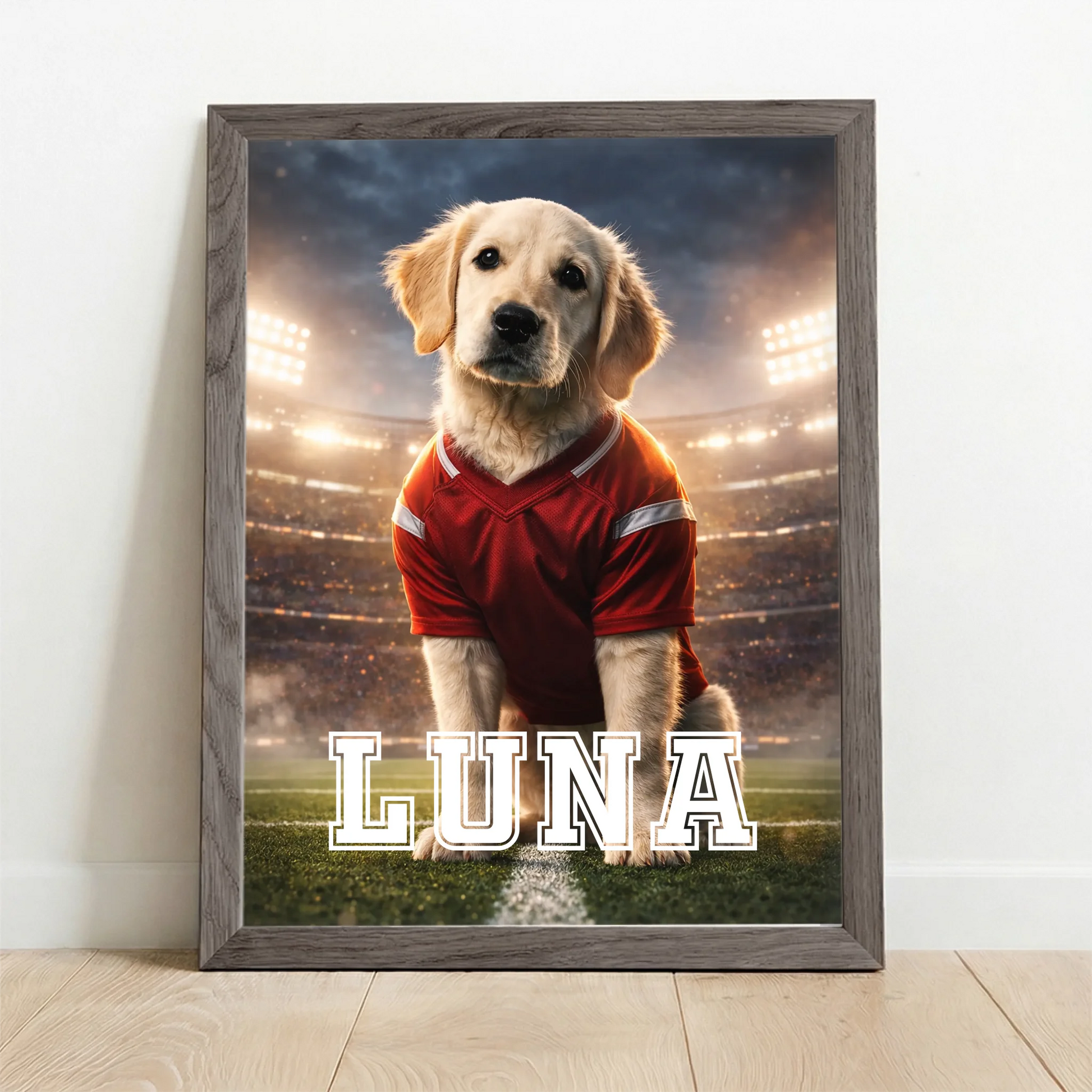 Framed Poster UK oak