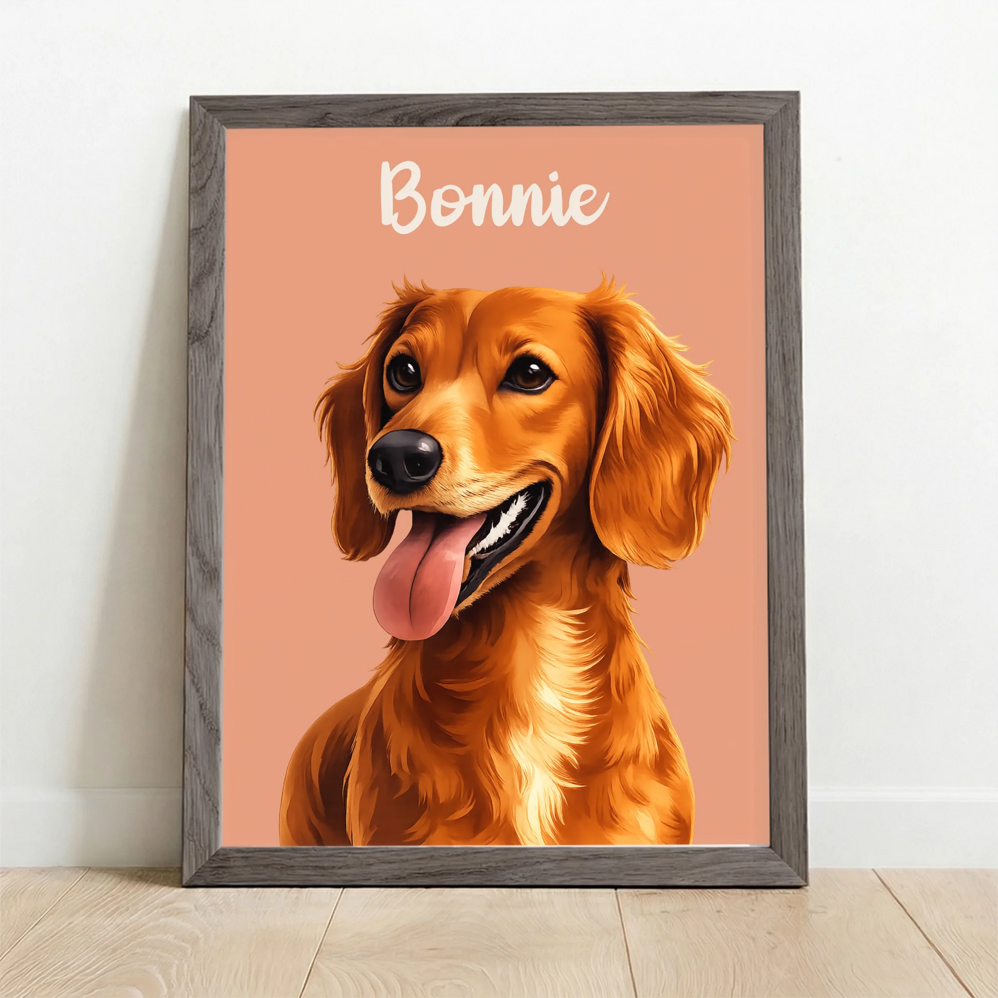 Framed Poster UK oak