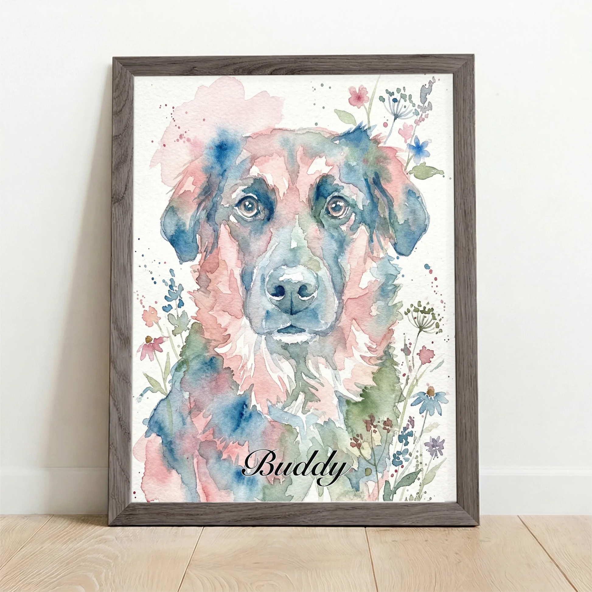 Framed Poster UK oak