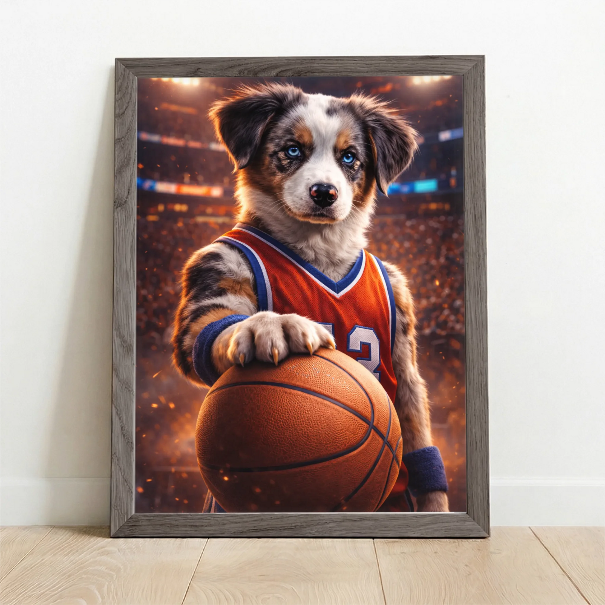 Framed Poster UK oak