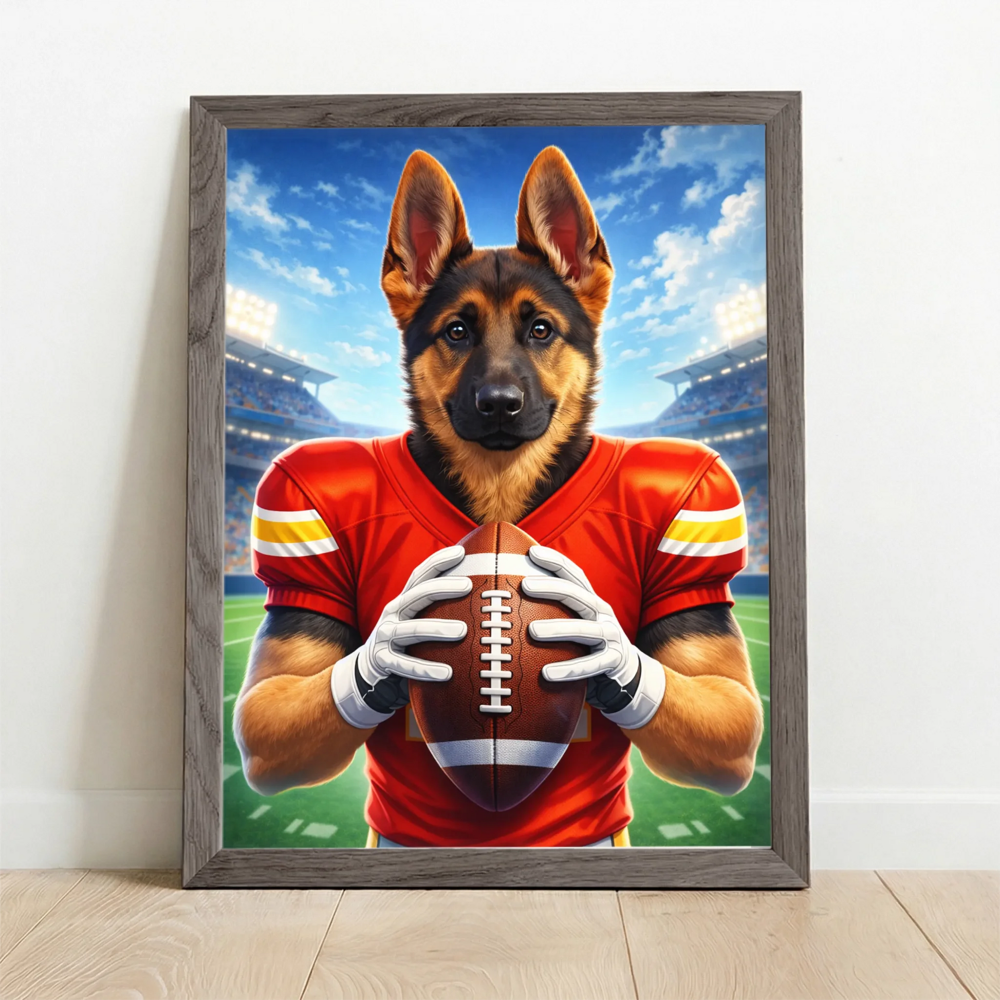 Framed Poster UK oak