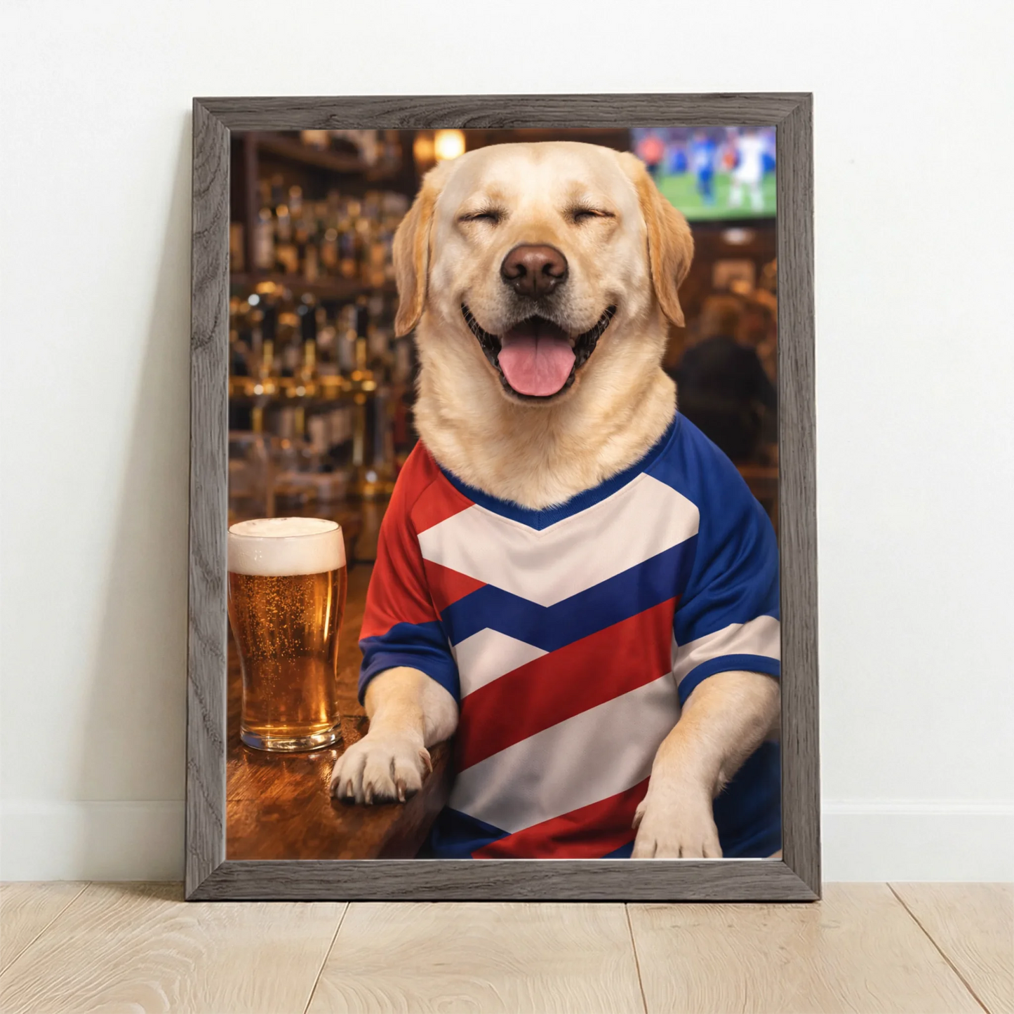 Framed Poster UK oak