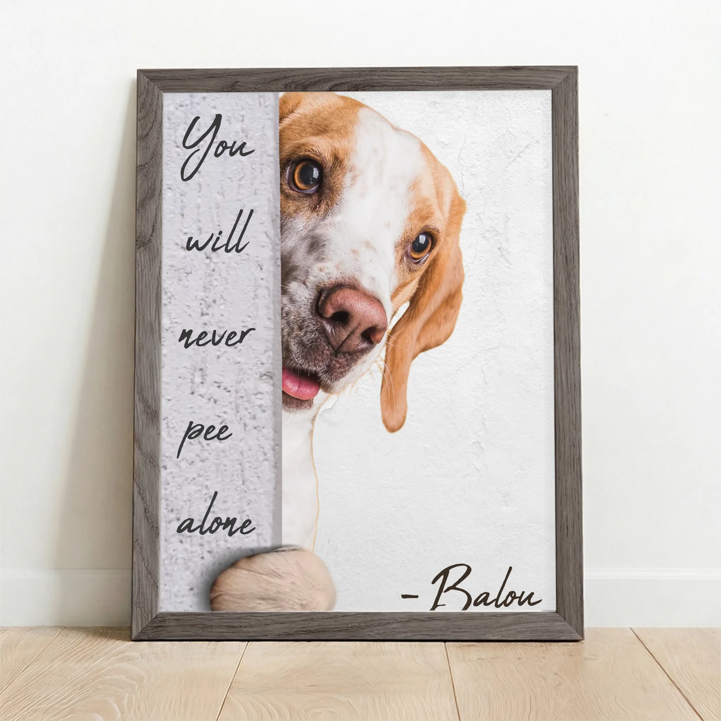 Framed Poster UK oak