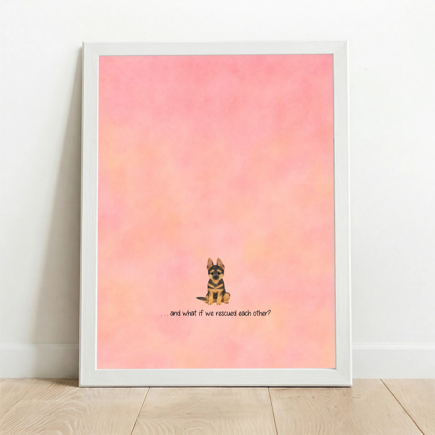 Framed Poster white