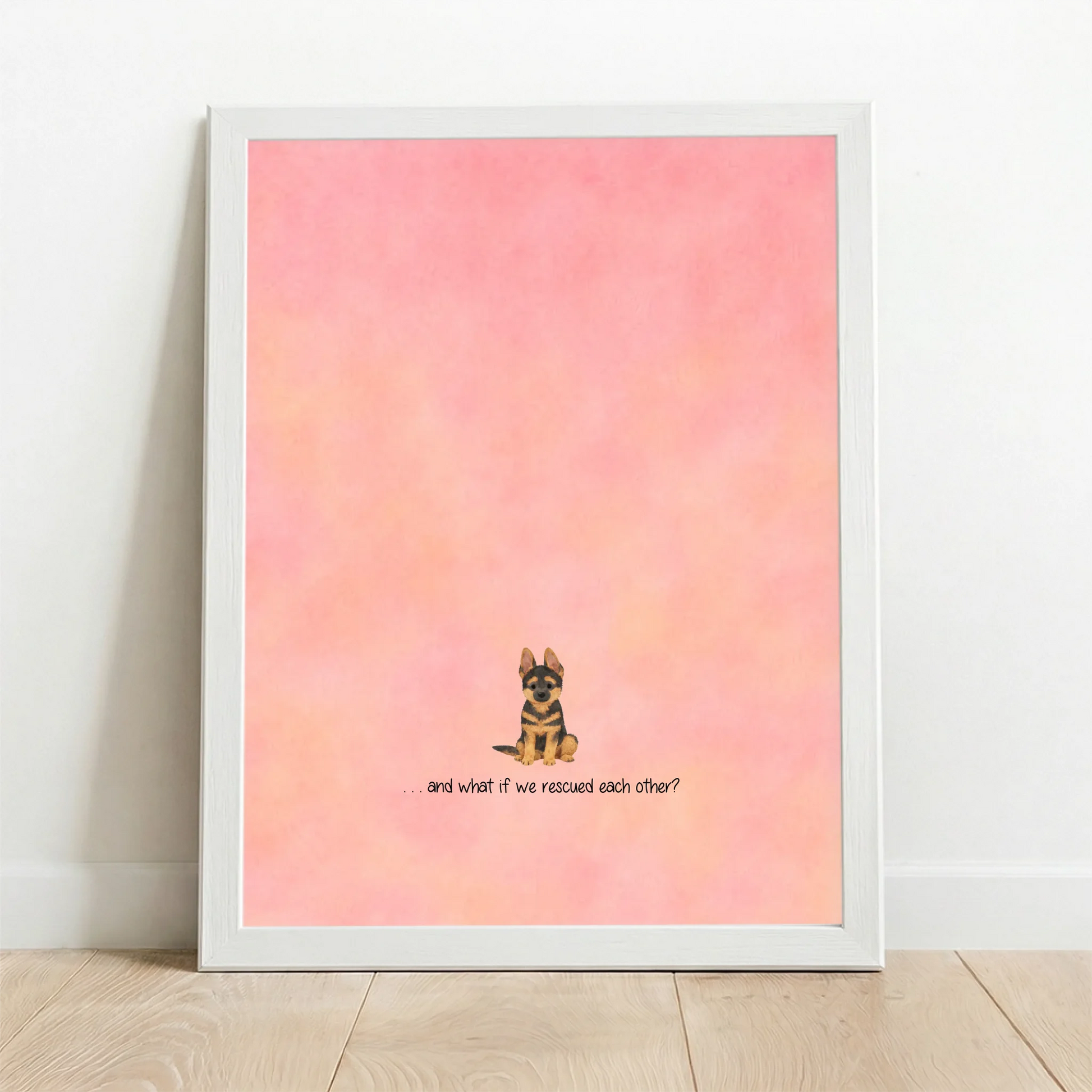 Framed Poster white