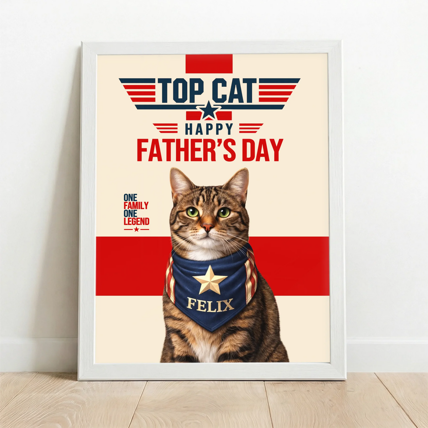 Framed Poster white