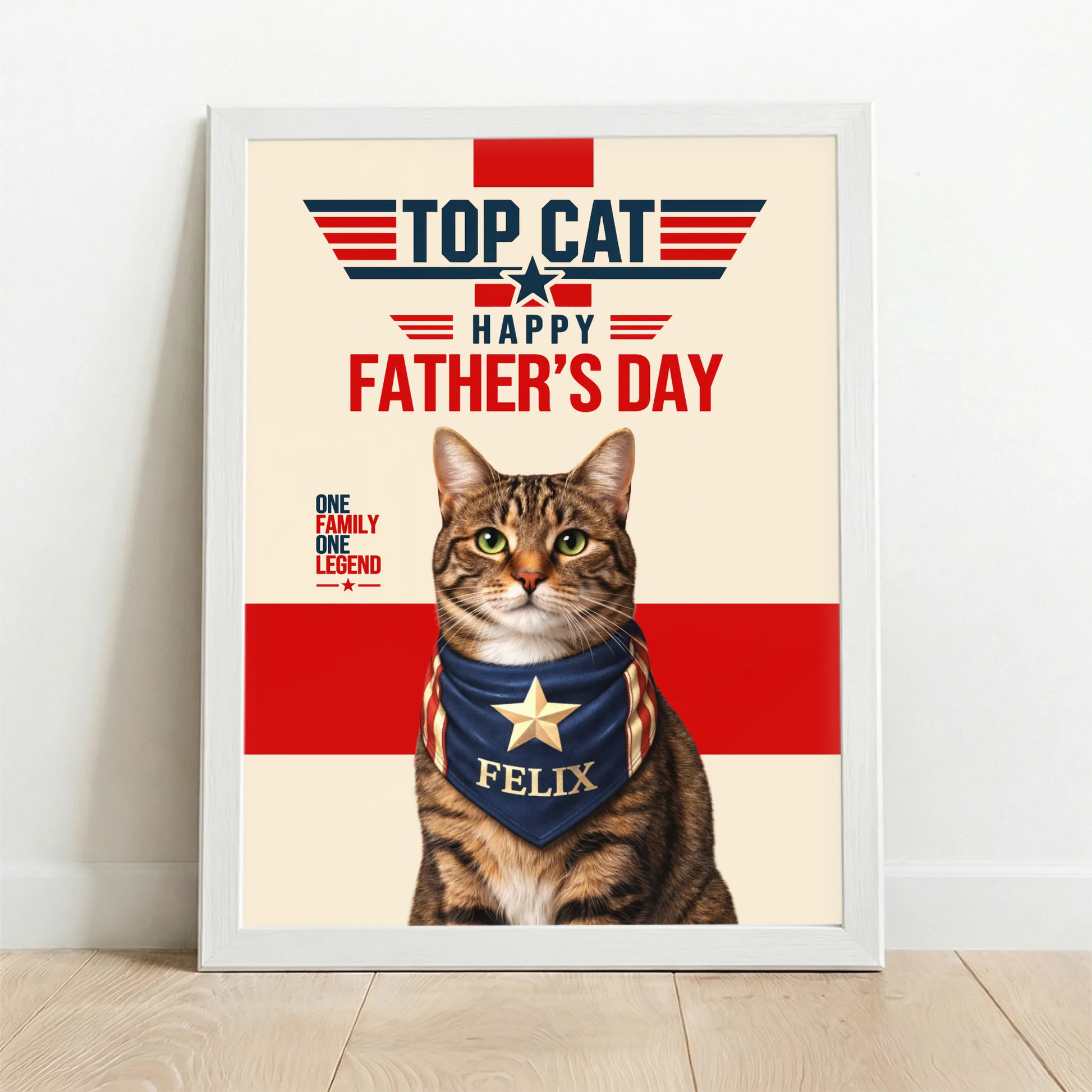 Framed Poster white