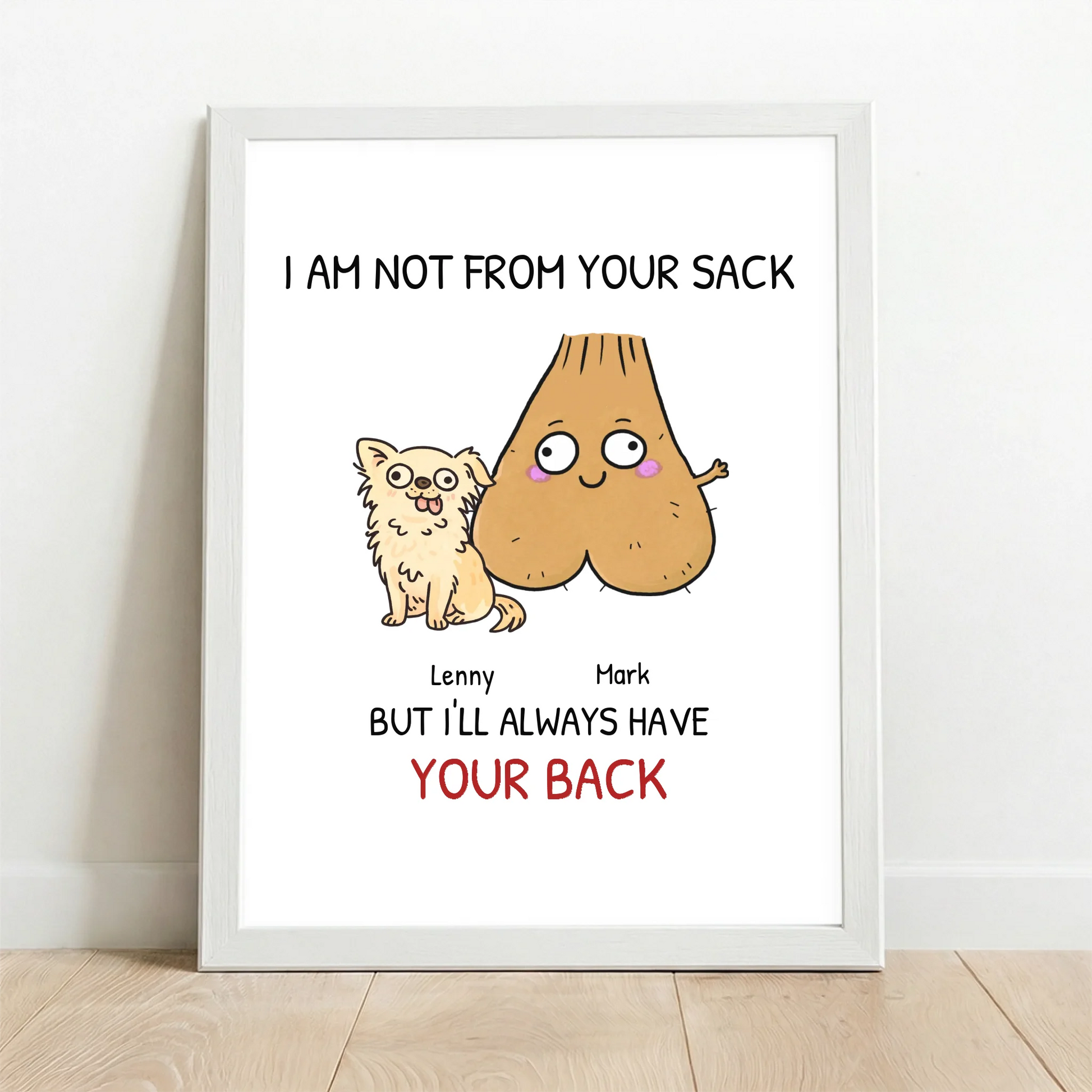 Framed Poster white