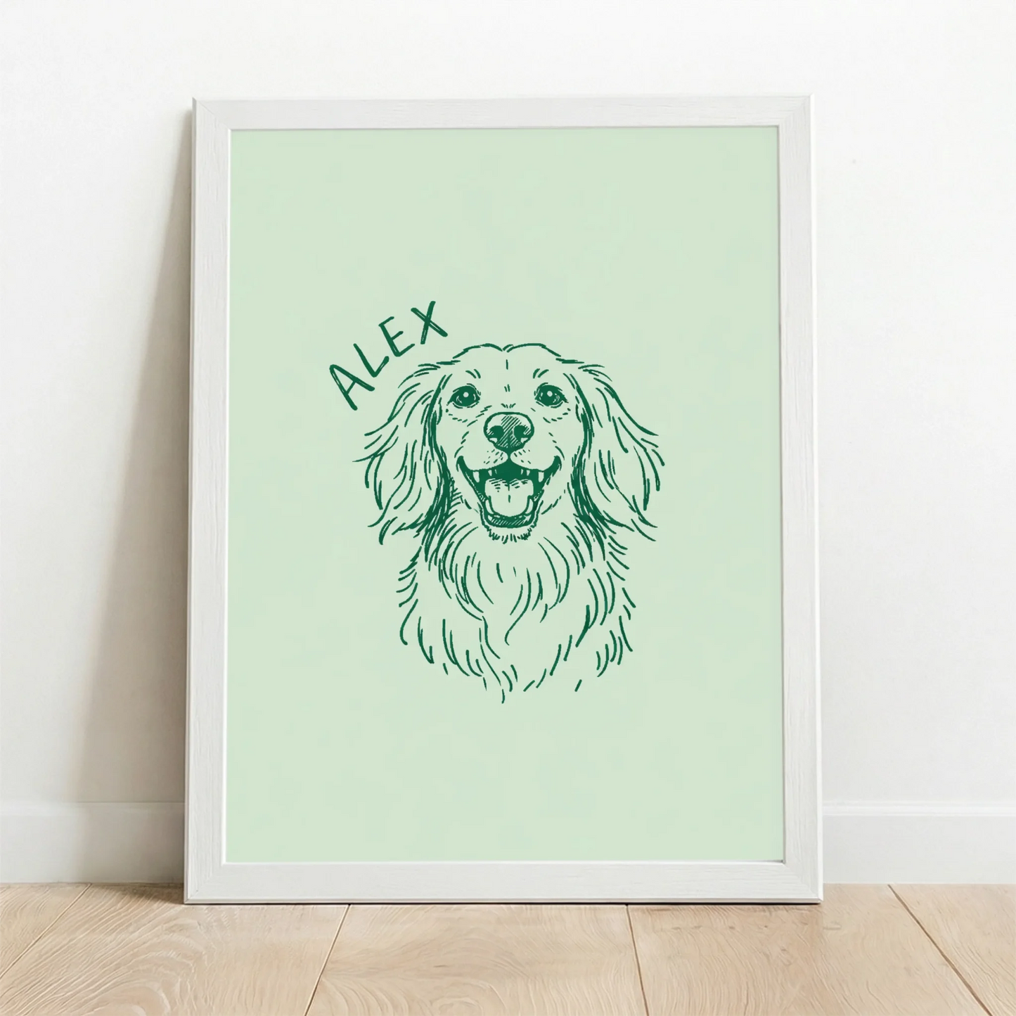 Framed Poster white