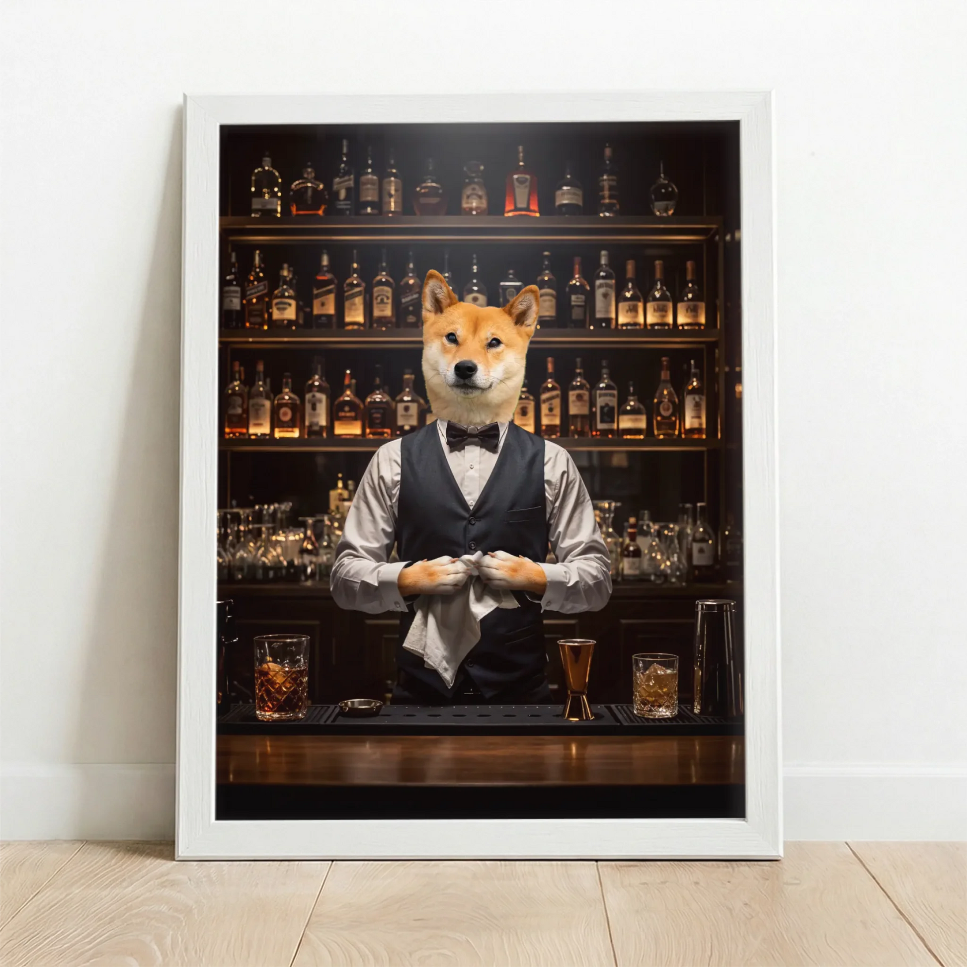 Framed Poster white