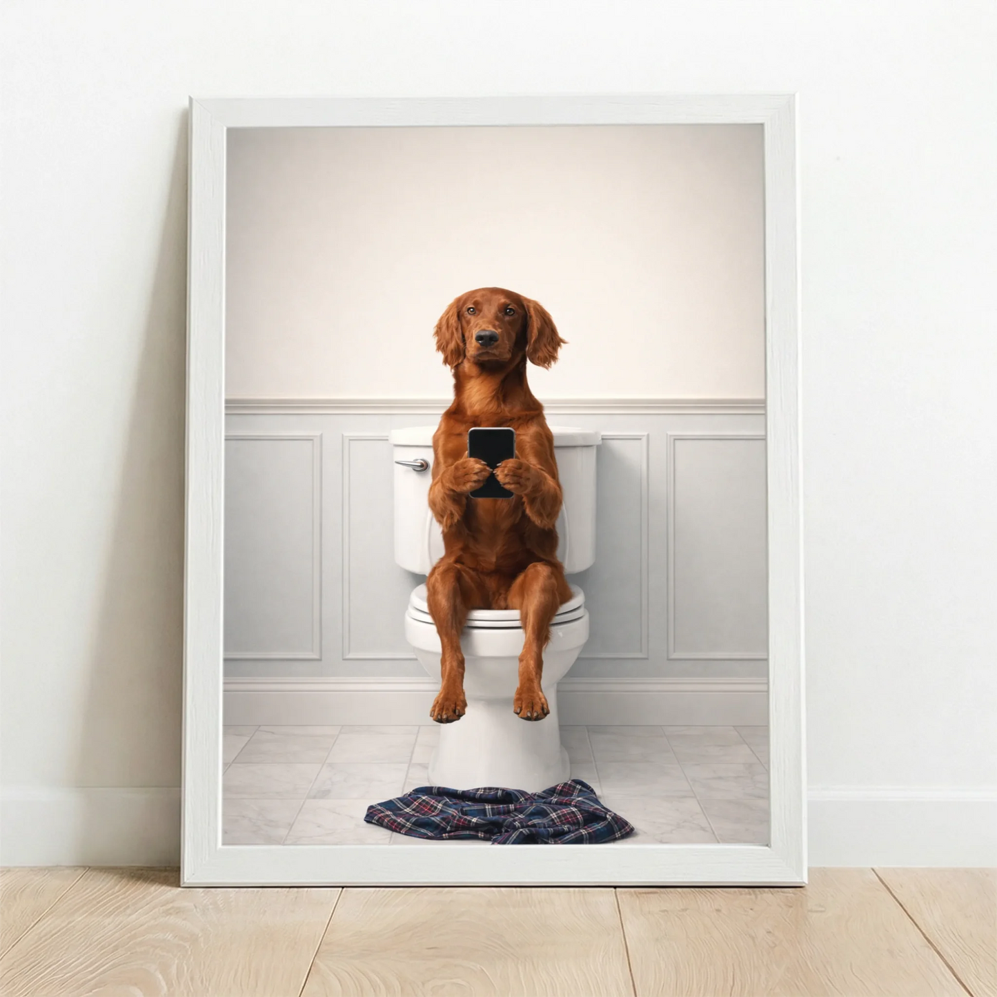 Framed Poster white
