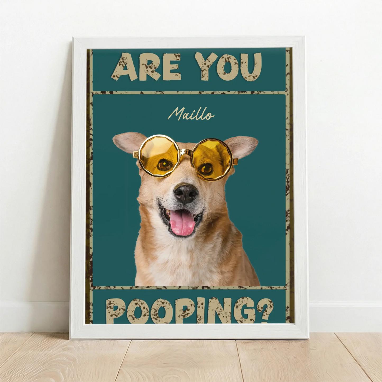 Framed Poster white