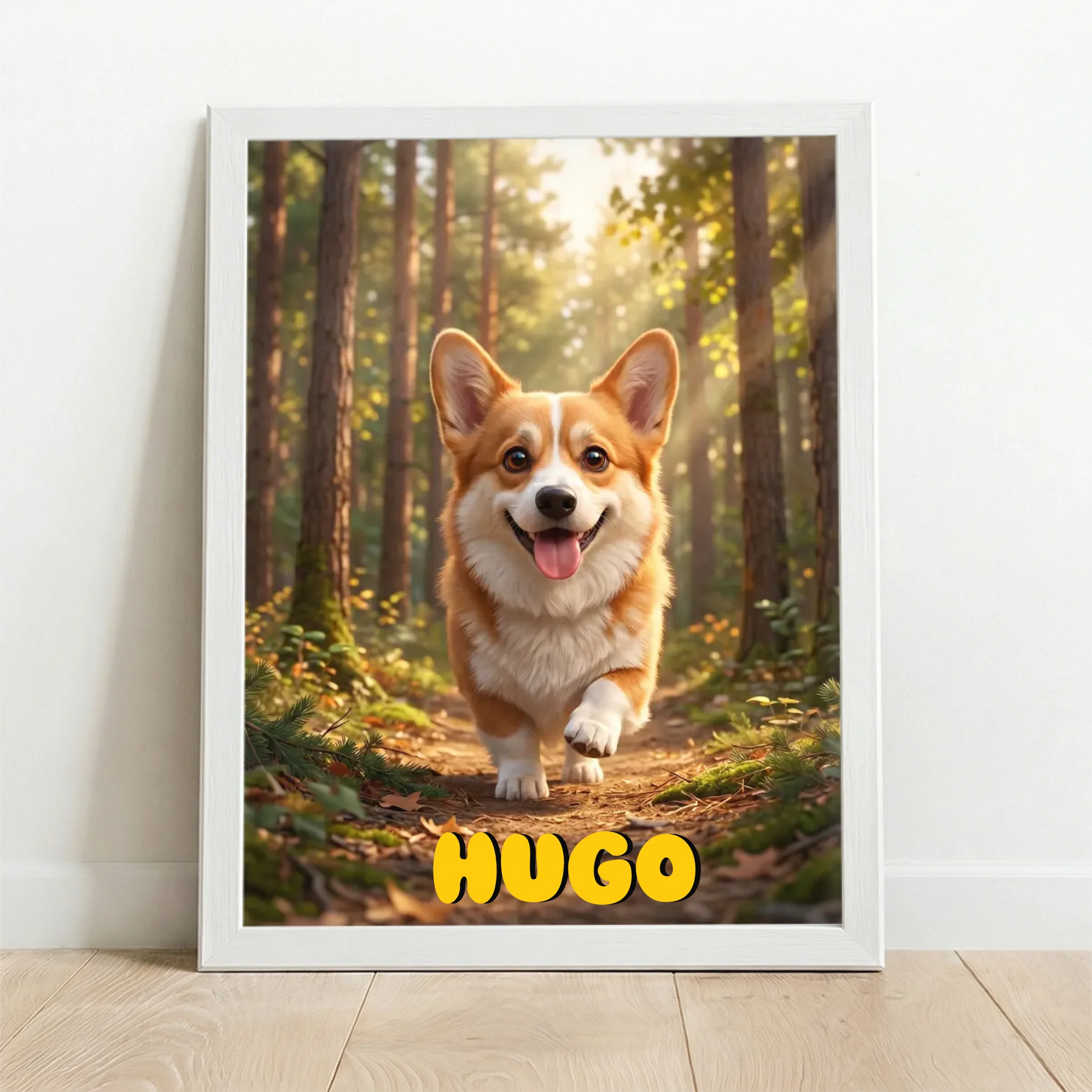 Framed Poster white