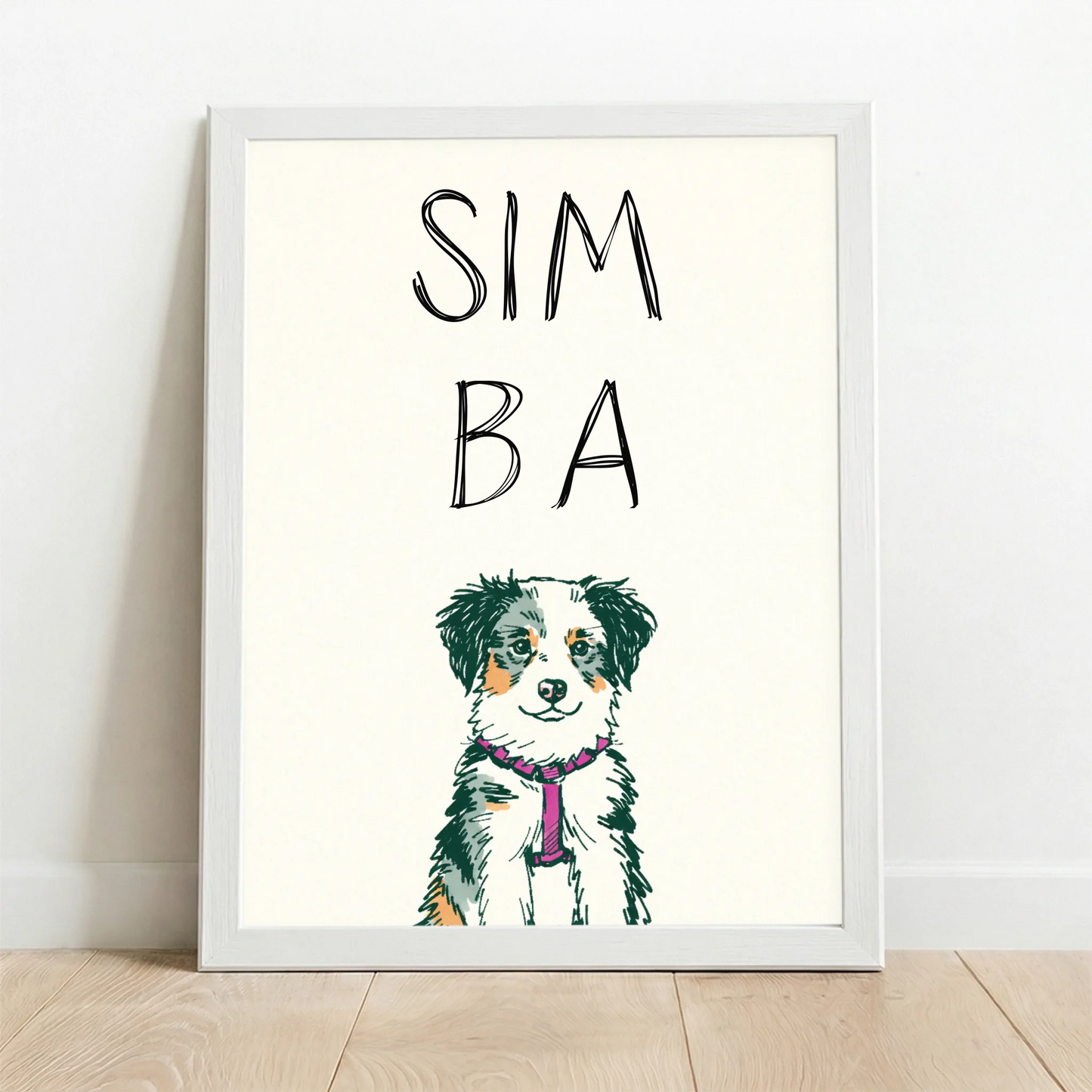 Framed Poster white