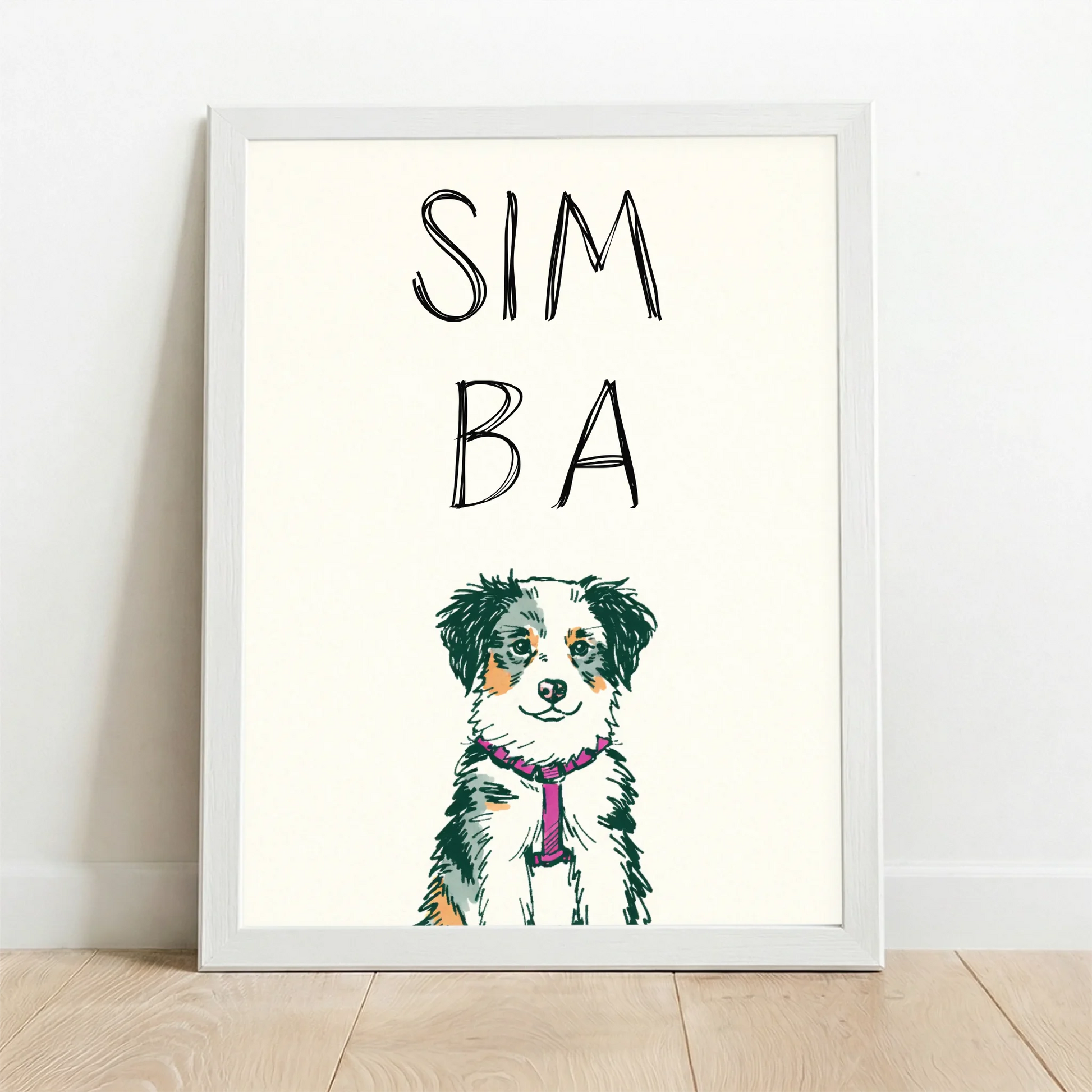 Framed Poster white