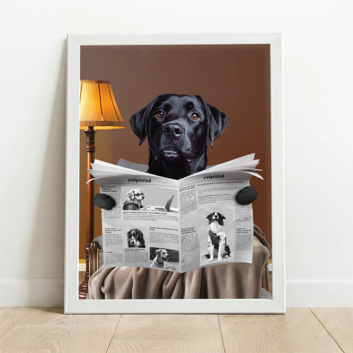 Framed Poster white