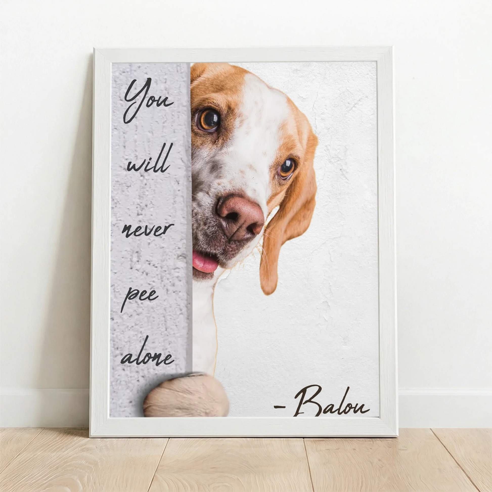 Framed Poster white