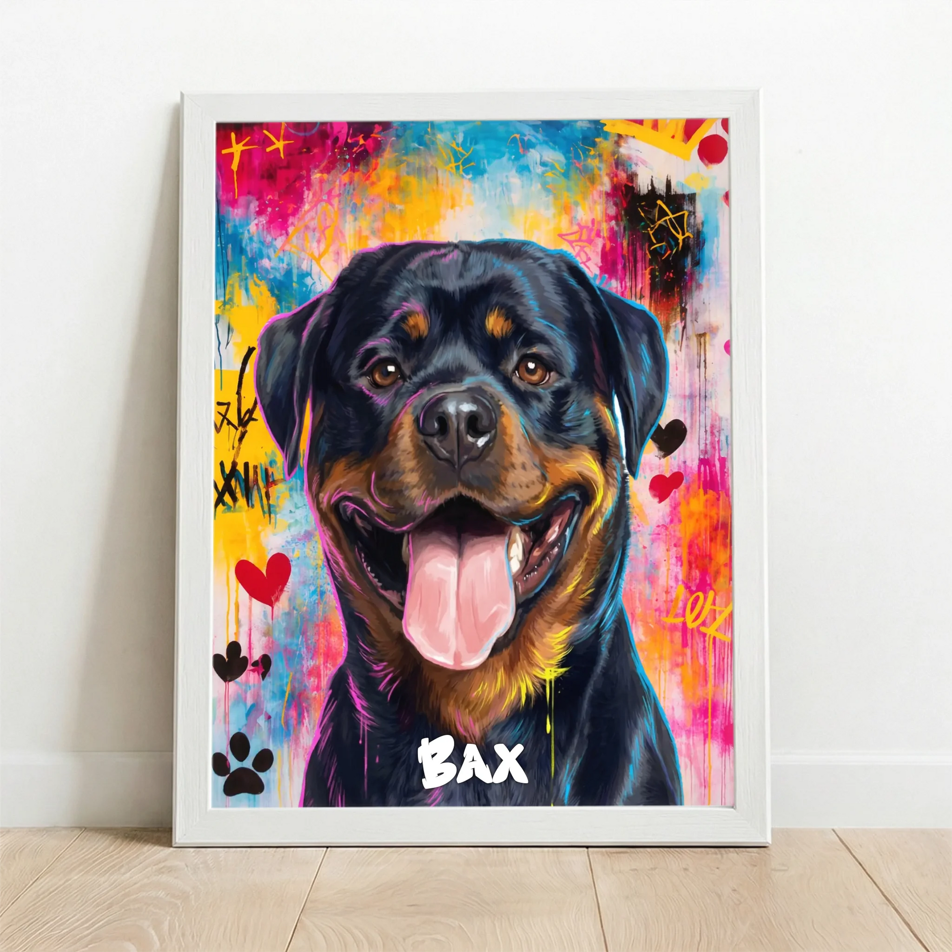 Framed Poster white
