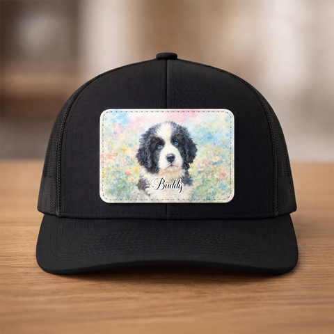 Watercolor - Personalized Patch Trucker Hat - Featured Image