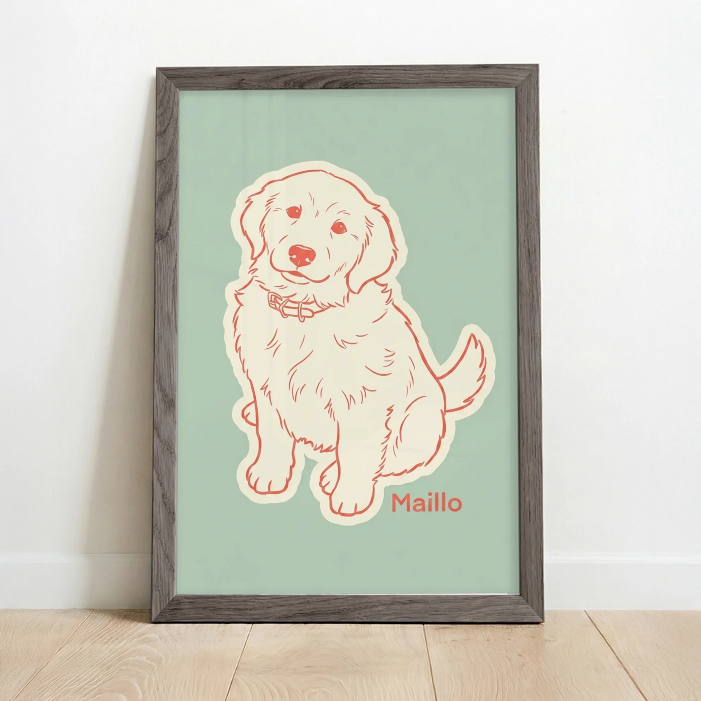 Framed Poster UK oak copy