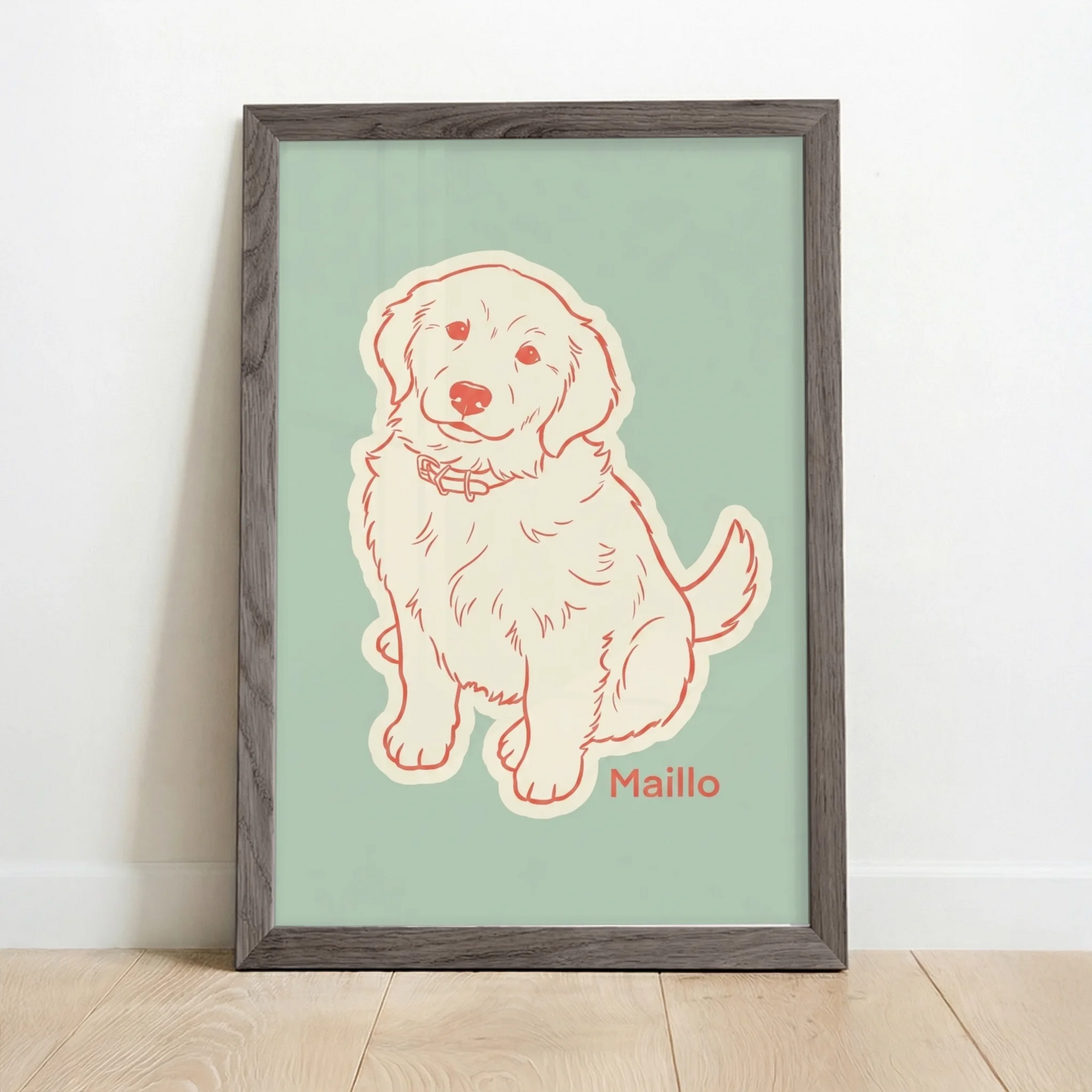 Framed Poster UK oak copy