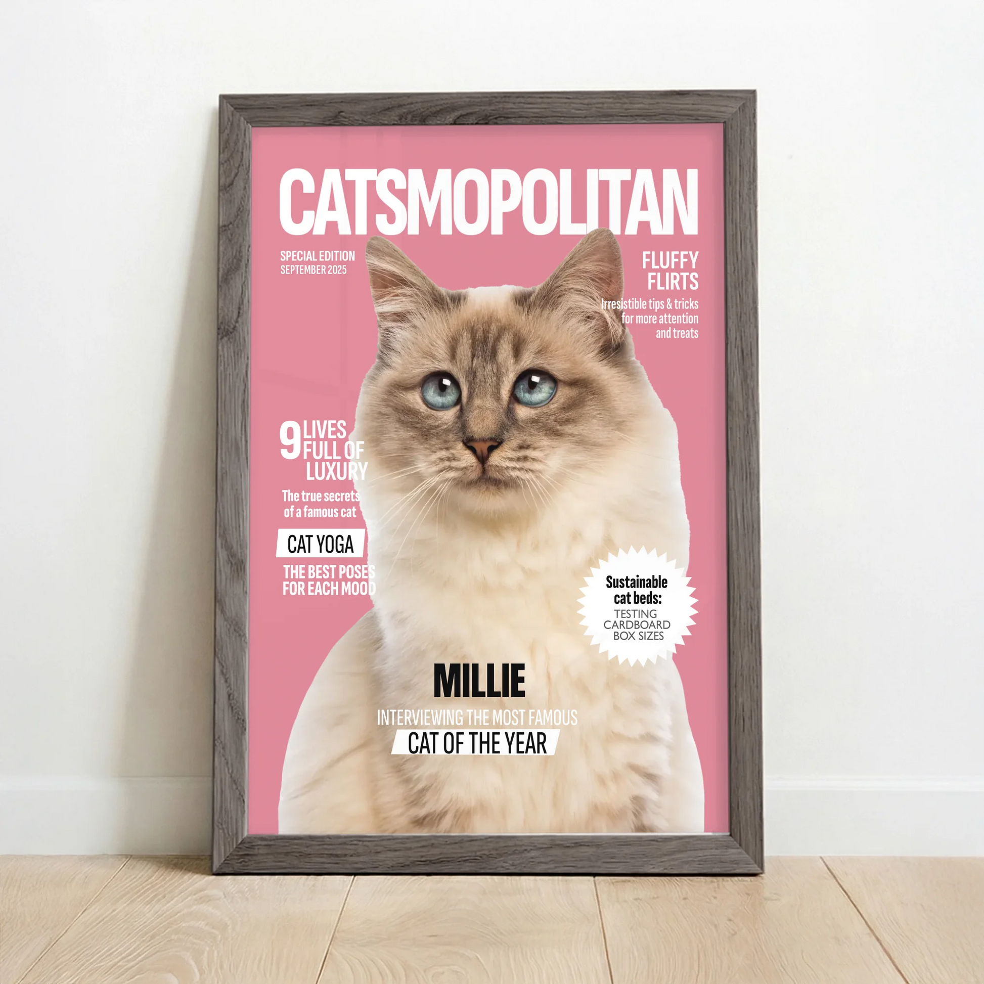 Framed Poster UK oak copy