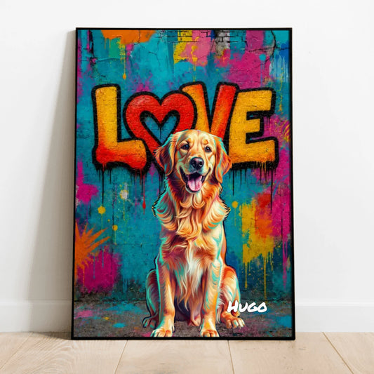 Streetart Love - Personalized Poster