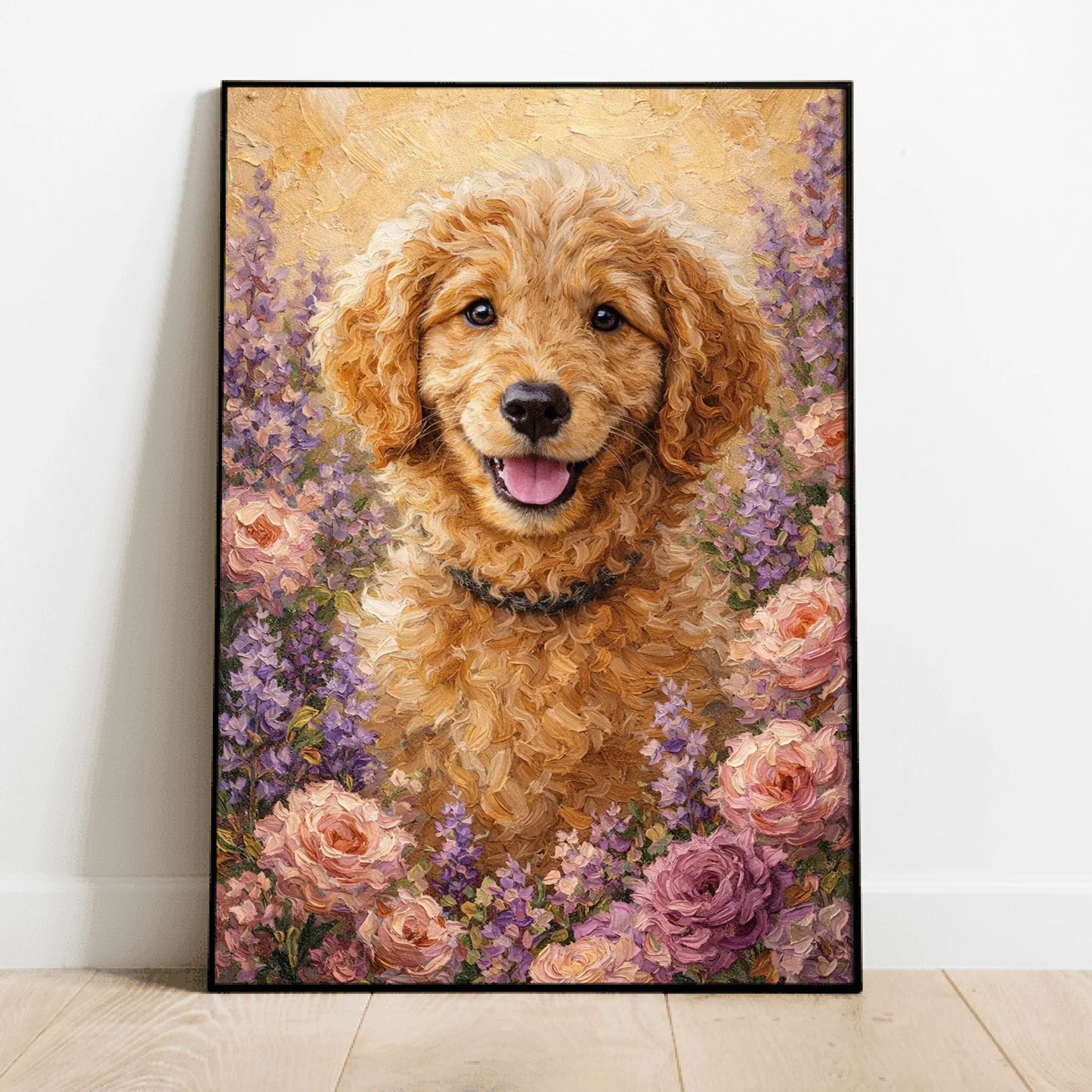 Golden Bloom - Personalized Poster