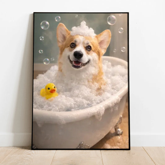 Fun in the tub - Personalized Poster