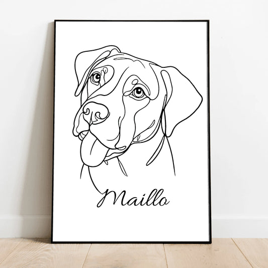 Lineart - Personalized Poster