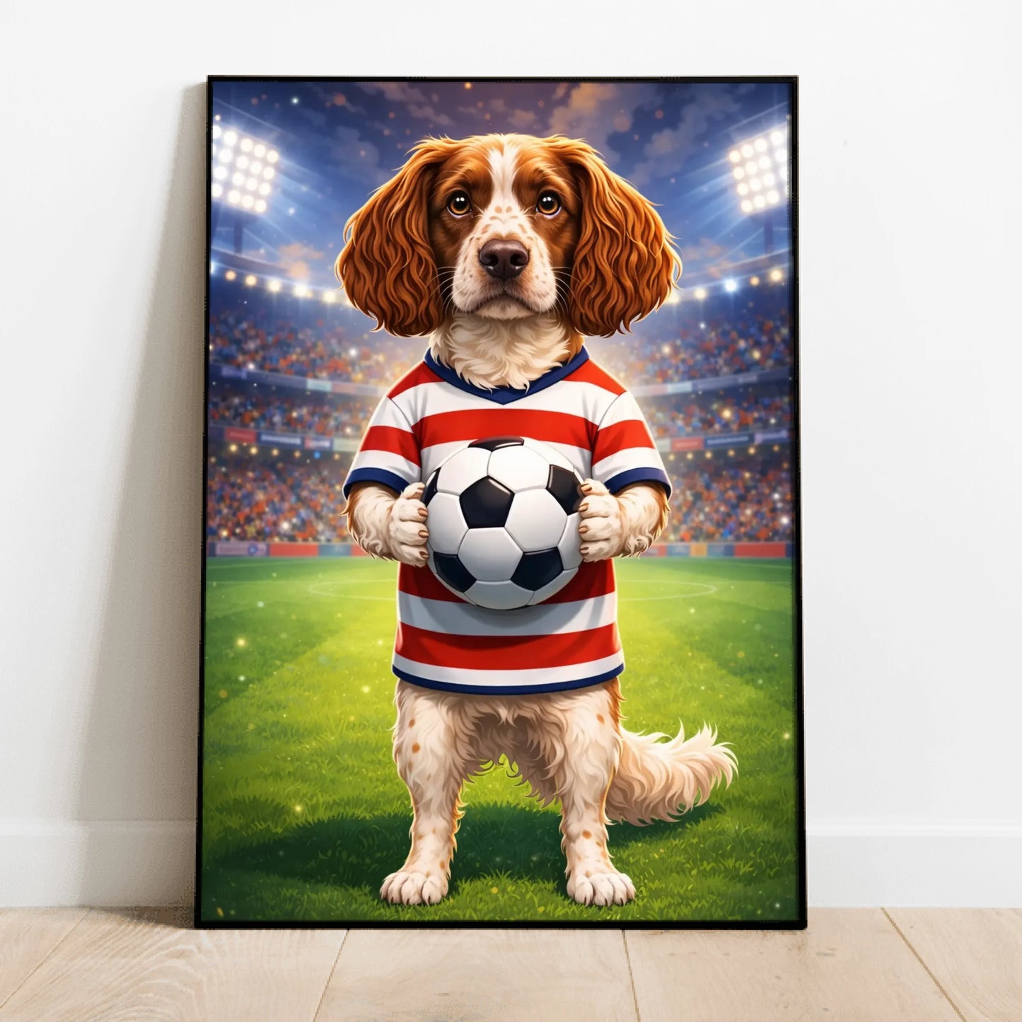 Soccer Pet Cartoon - Personalized Poster