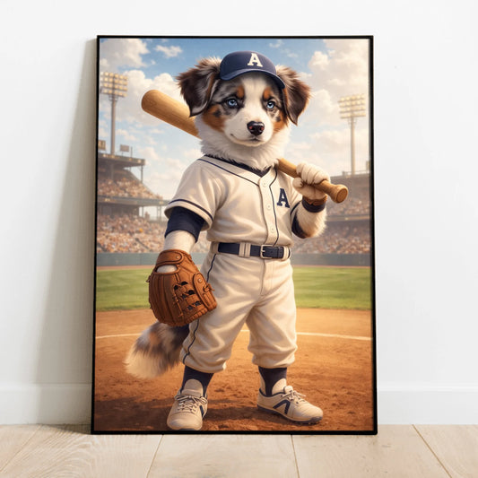 Baseball Pet - Personalized Poster