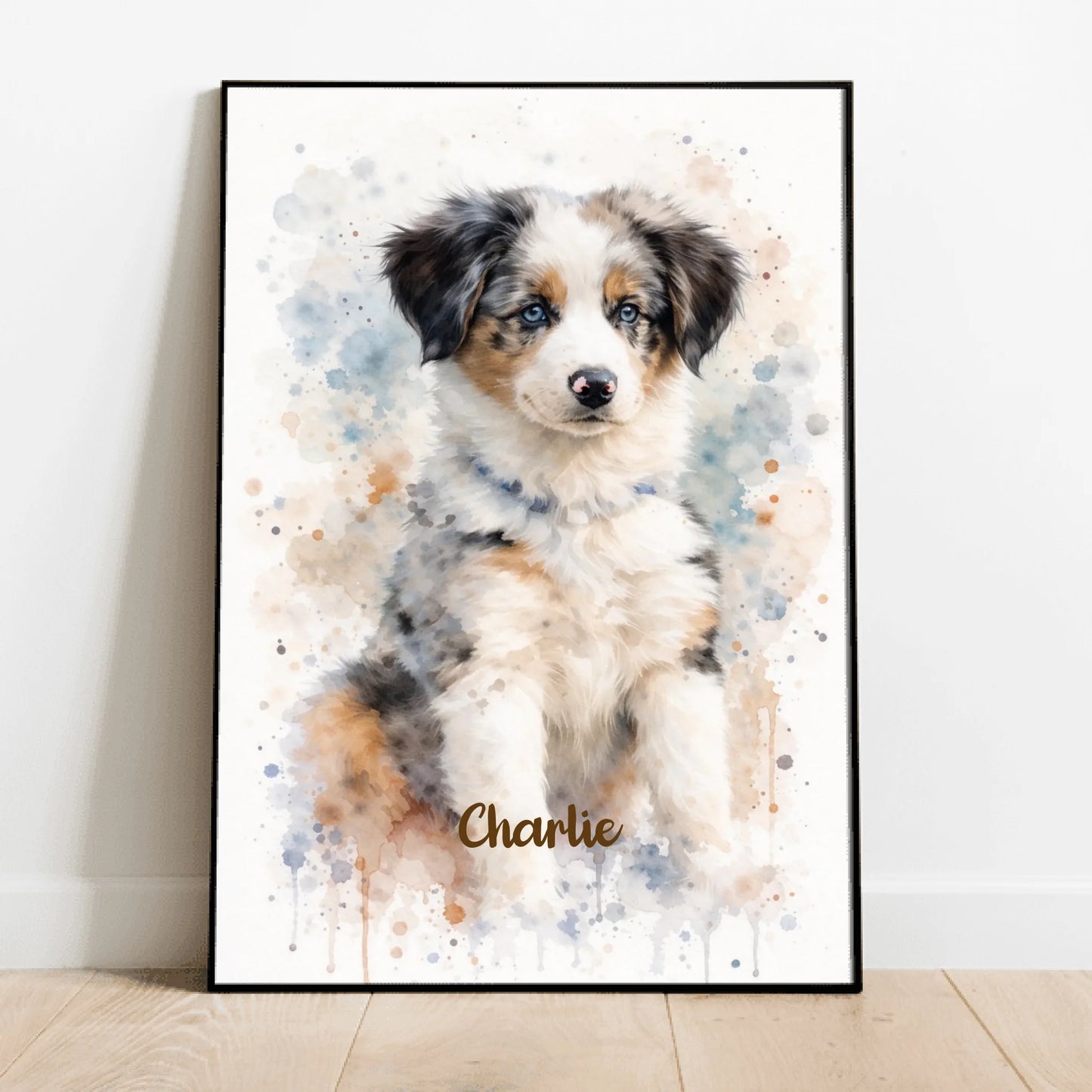 Watercolor Realistic Portrait - Personalized Poster
