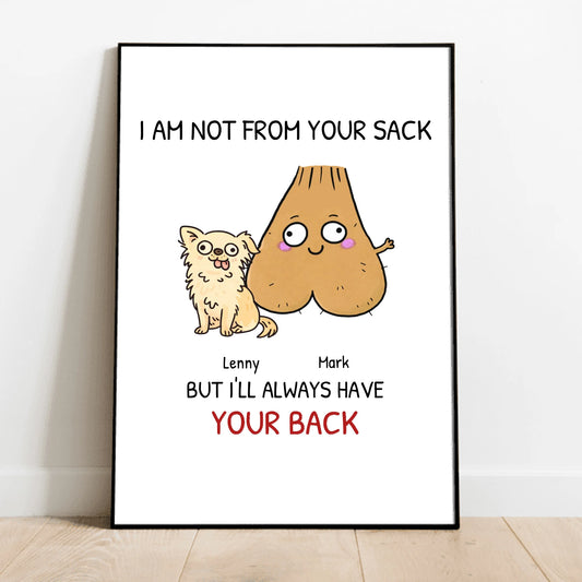 Not from your sack - Personalized Poster