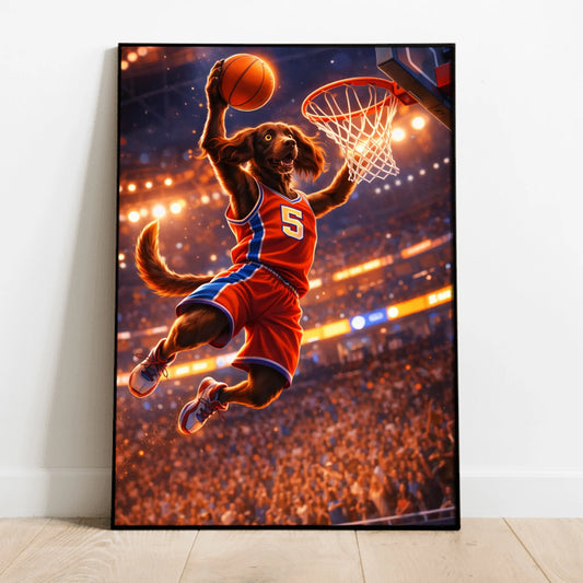 Dunking Pet - Personalized Poster