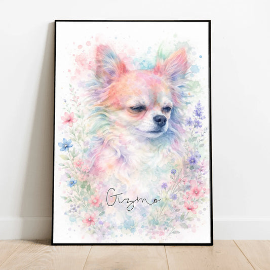 Watercolor fur - Personalized Poster