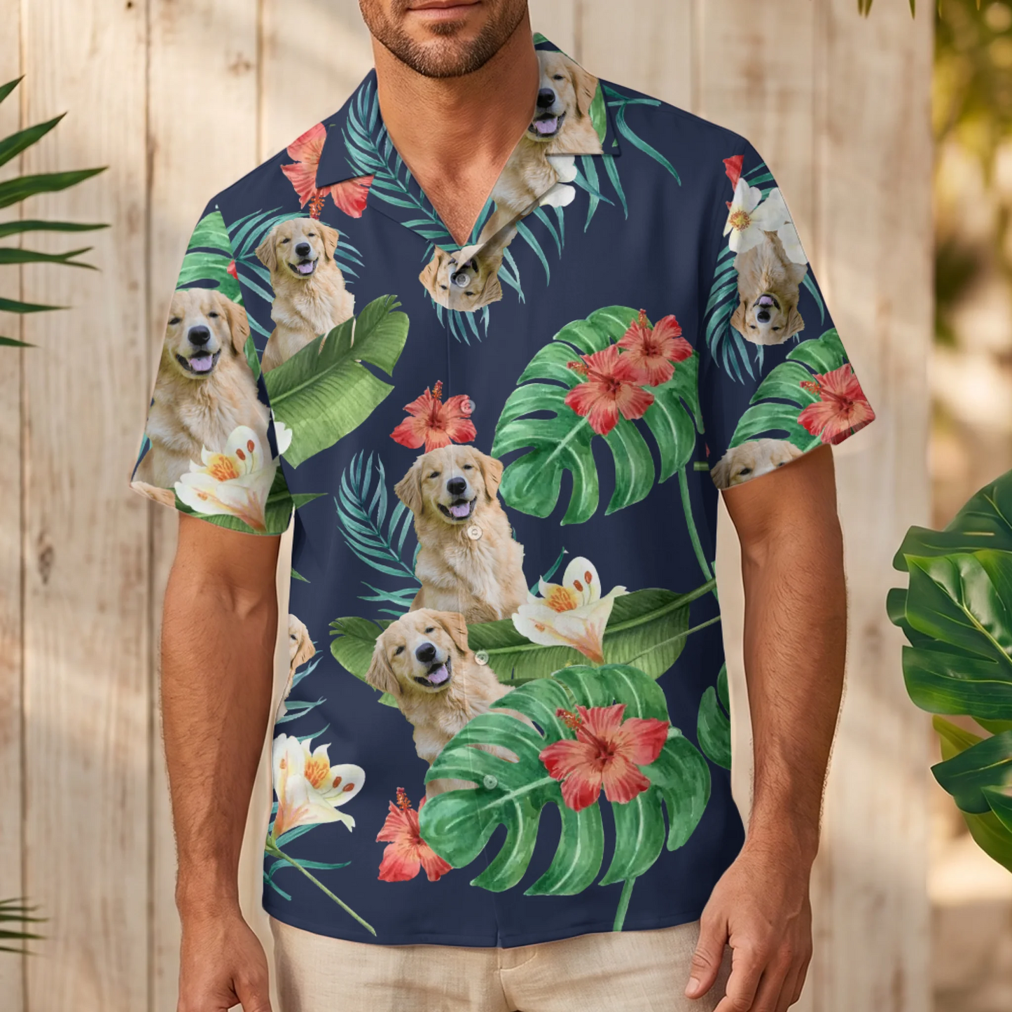 Your photo - Personalized Hawaiian Shirt