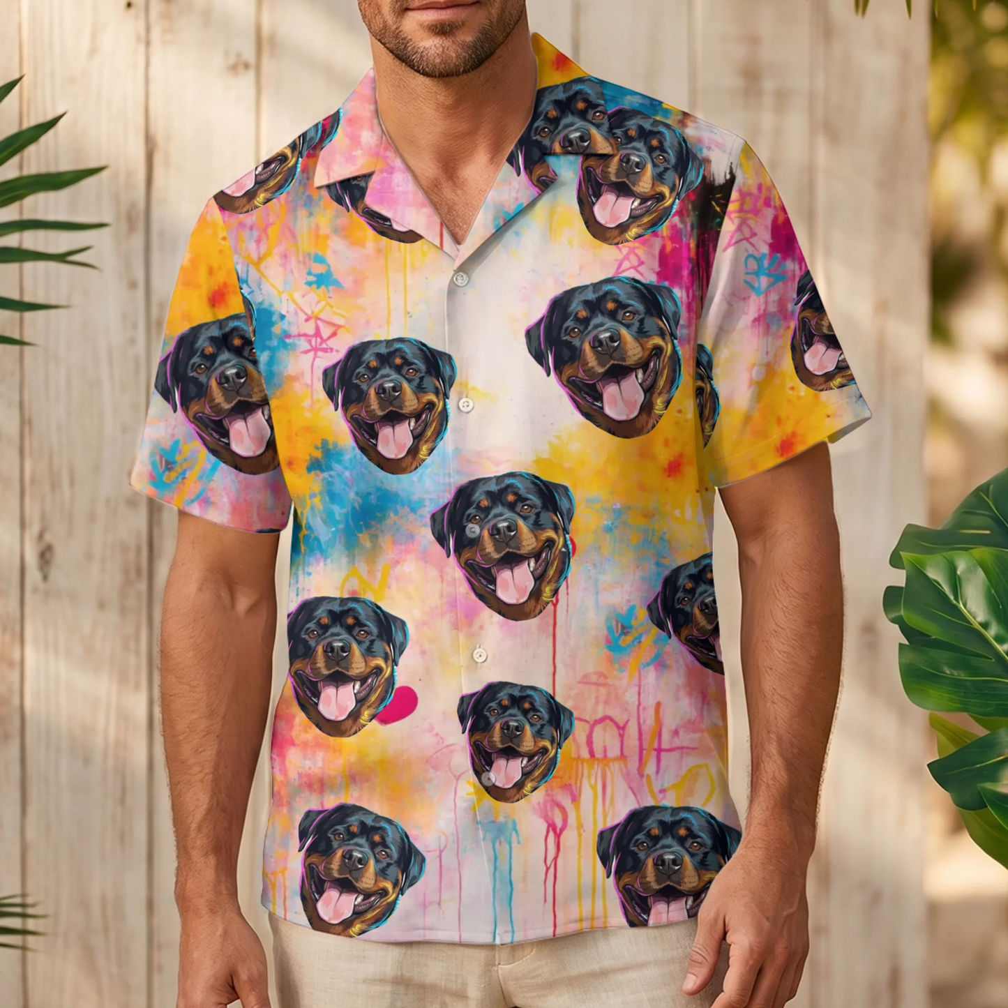 Graffiti - Personalized Hawaiian Shirt