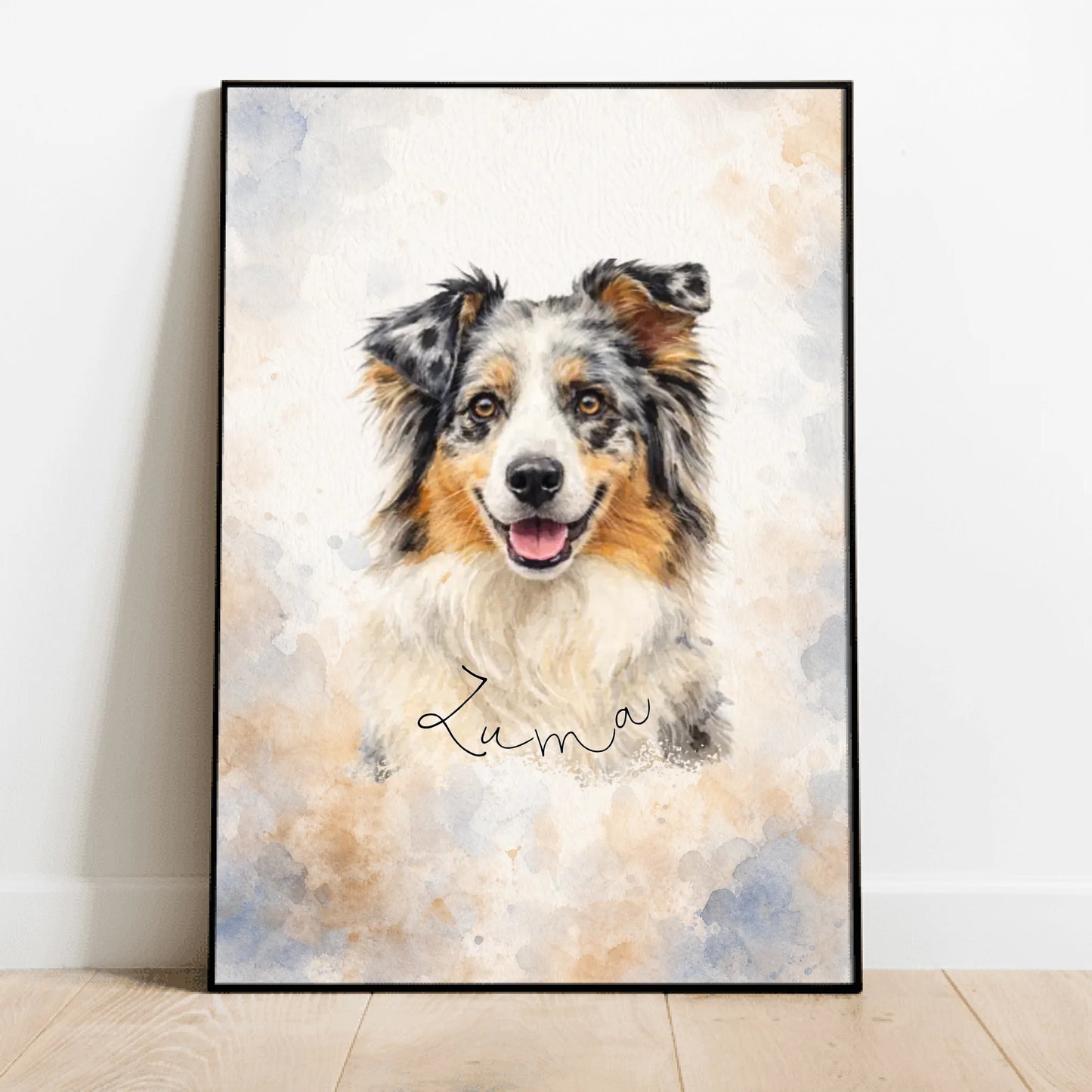 Watercolor Portrait -  Personalized Poster