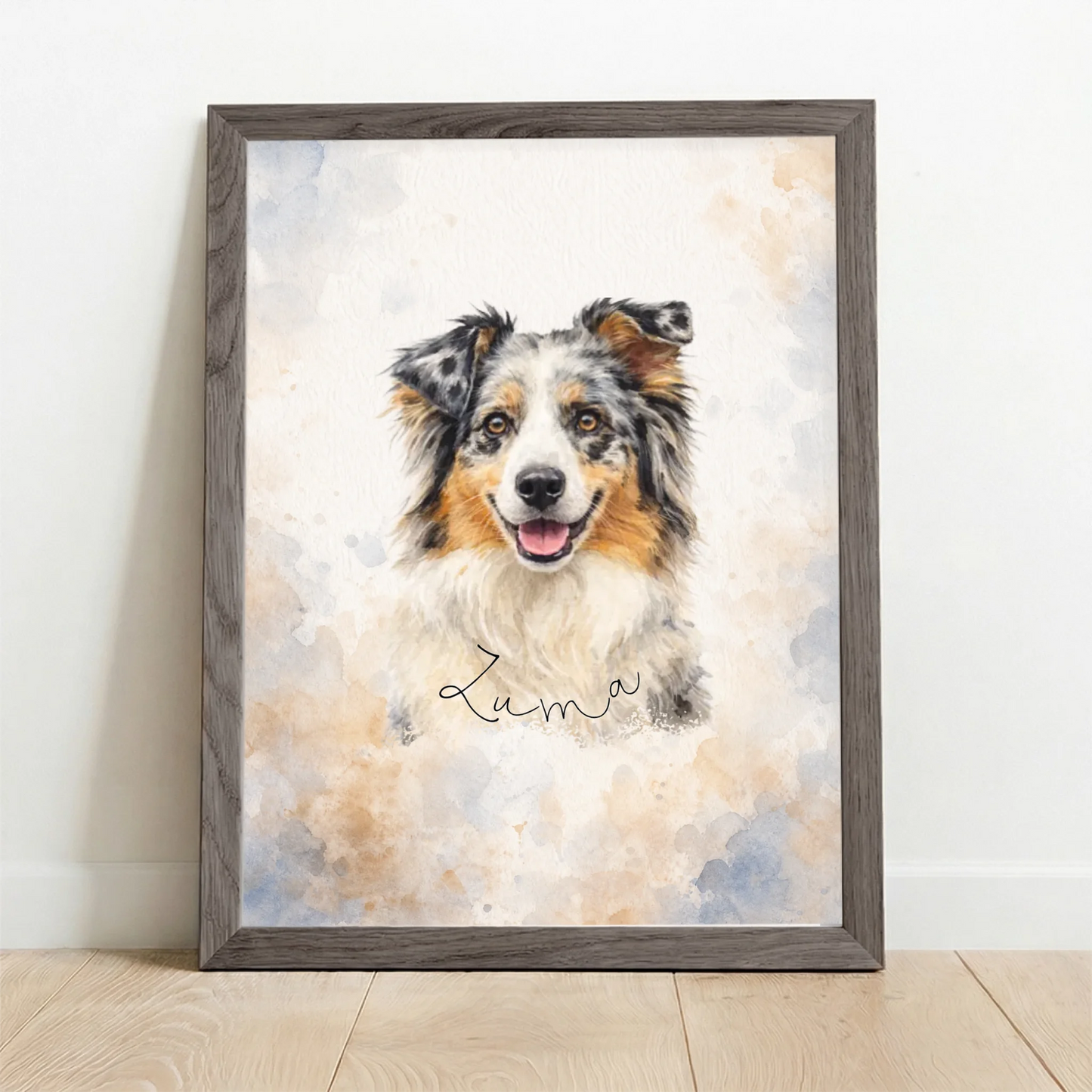 Framed Poster UK oak