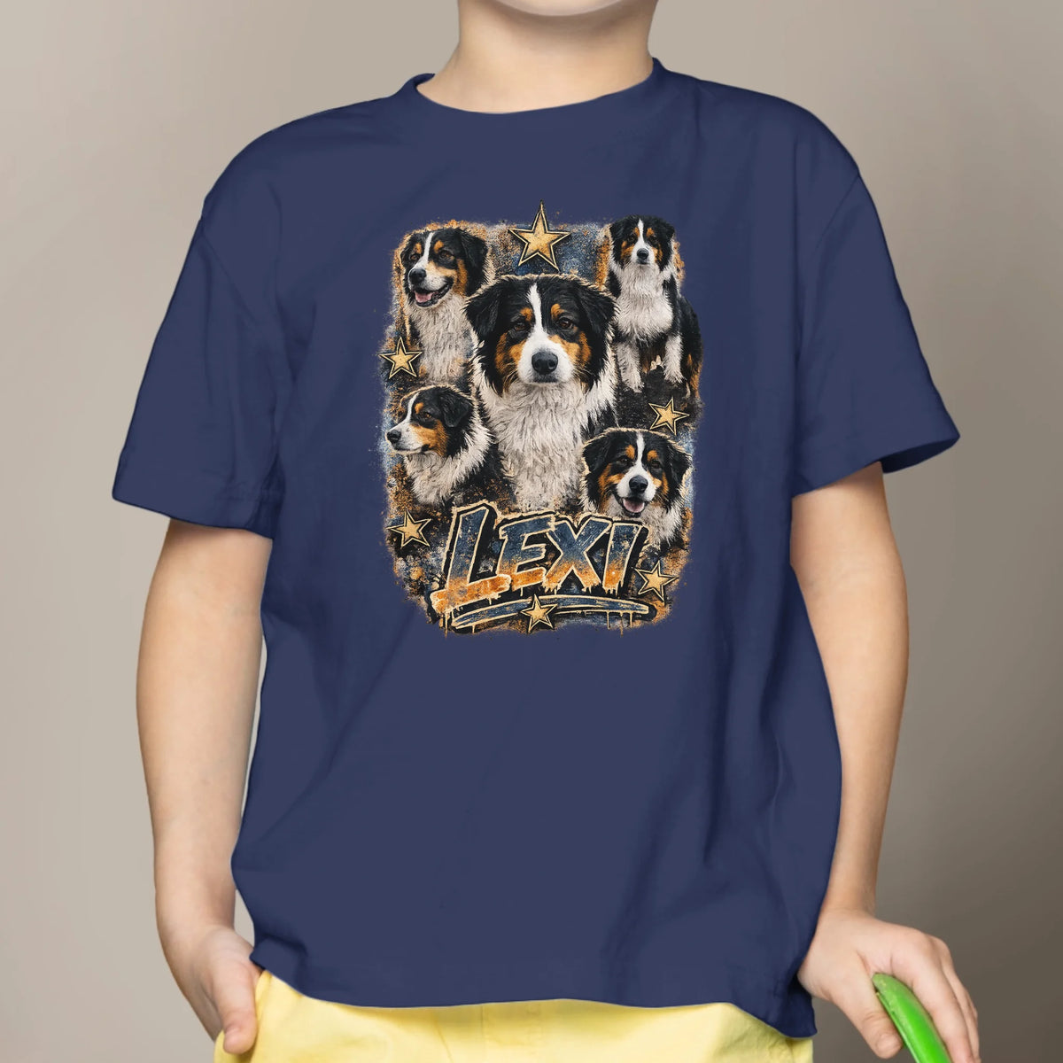 Personalized Kids T-Shirt - Bootleg Collage