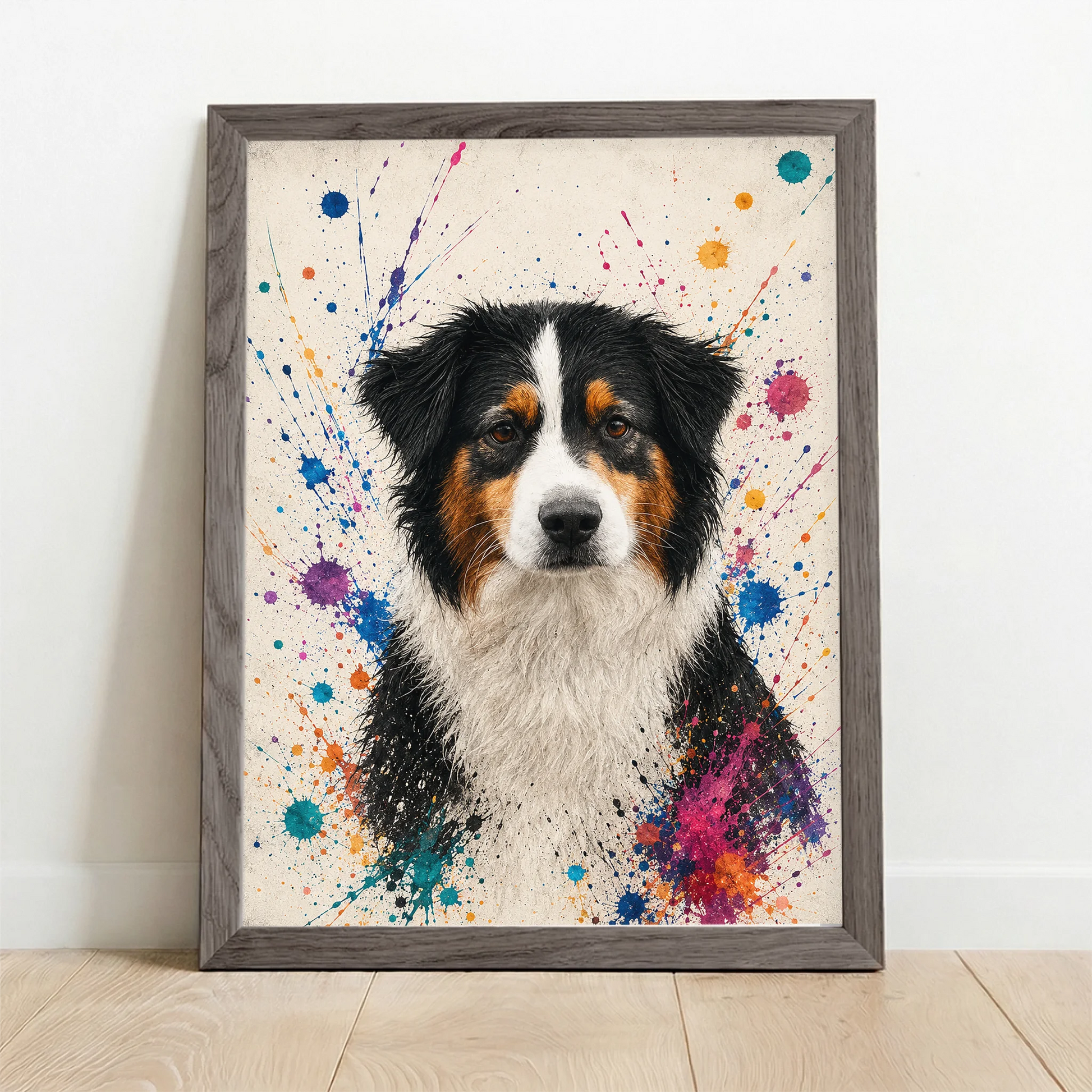 Framed Poster UK oak