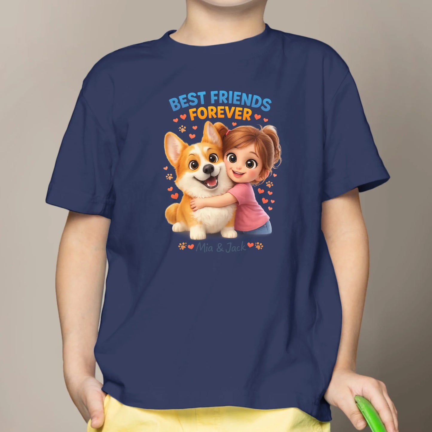 Best Friends - Personalized Kids T-Shirt