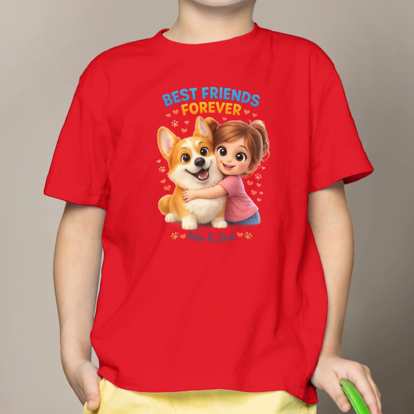 Best Friends - Personalized Kids T-Shirt