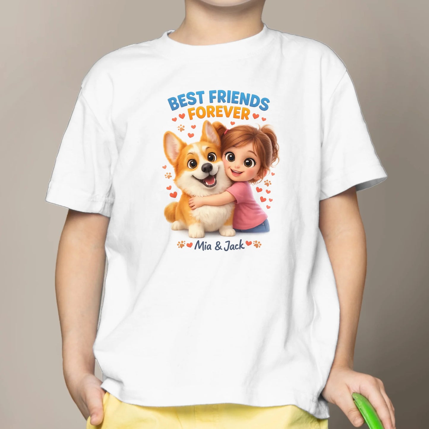 Best Friends - Personalized Kids T-Shirt