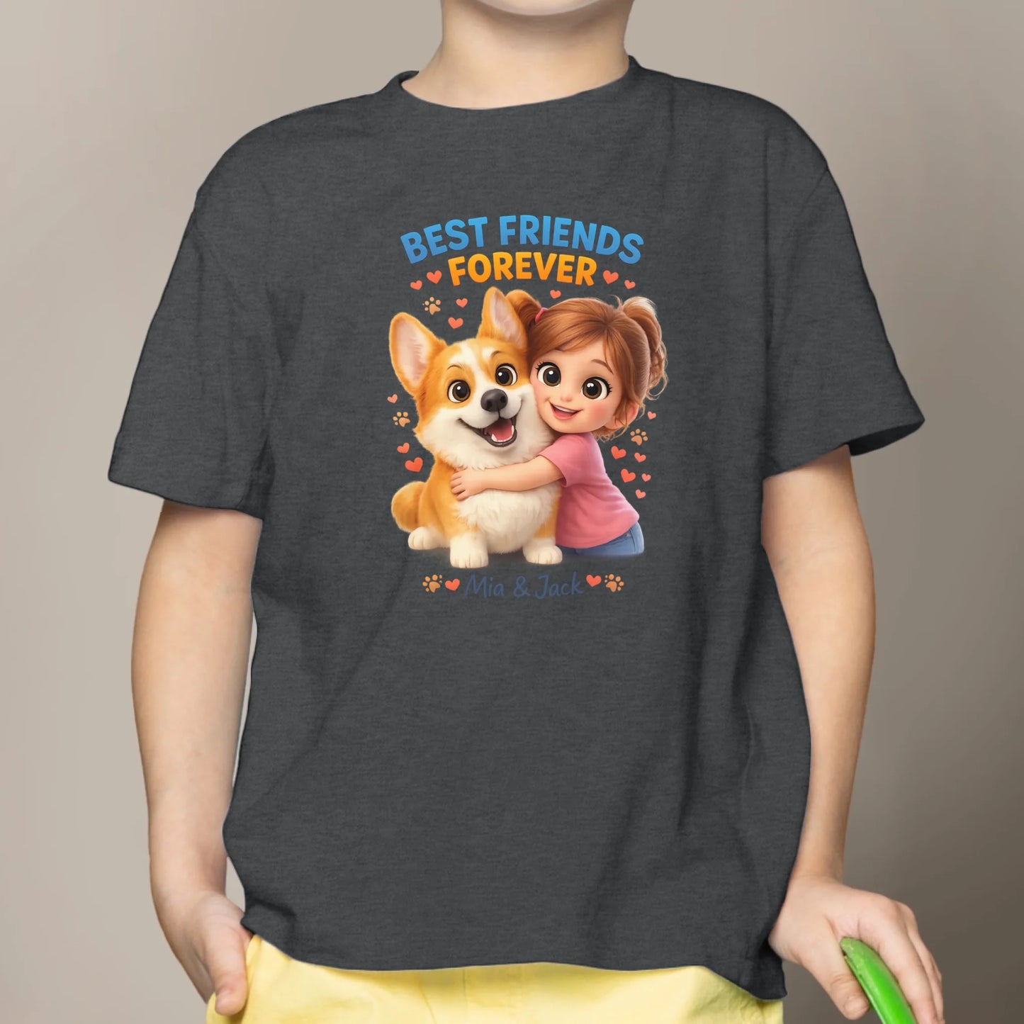 Best Friends - Personalized Kids T-Shirt