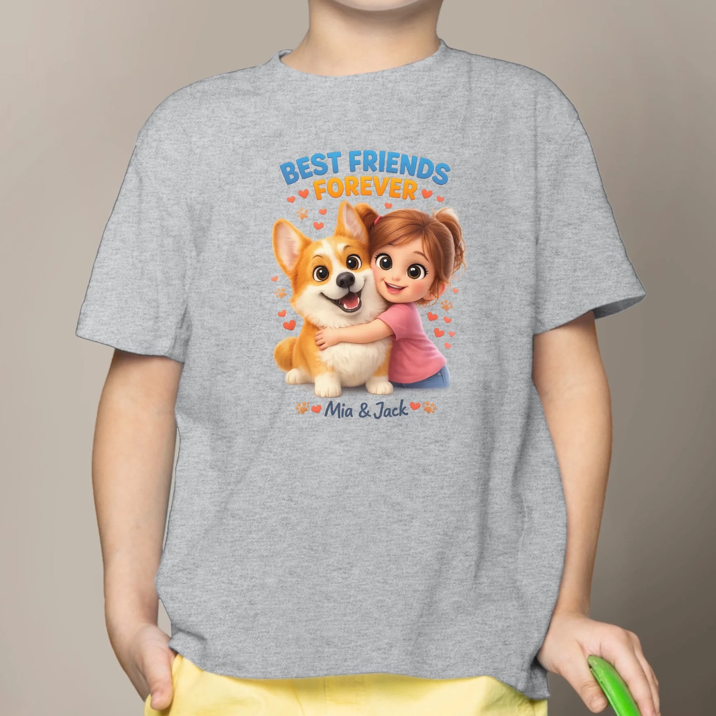 Best Friends - Personalized Kids T-Shirt