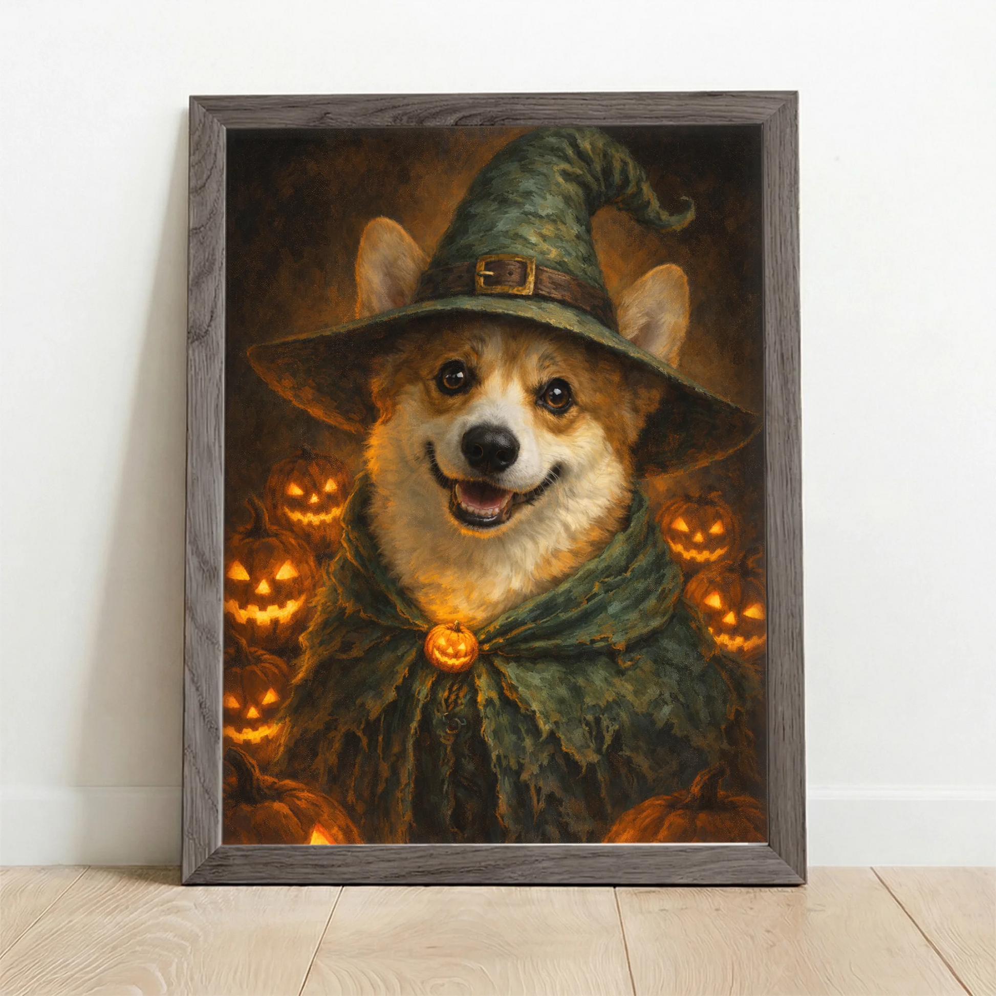 Framed Poster UK oak