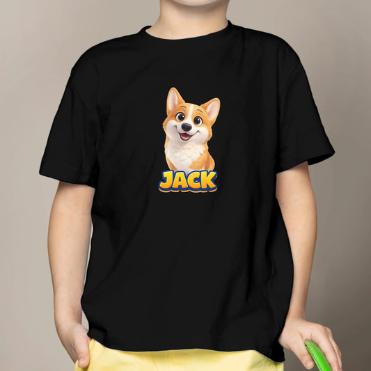 Cartoon Portrait - Personalized Kids T-Shirt