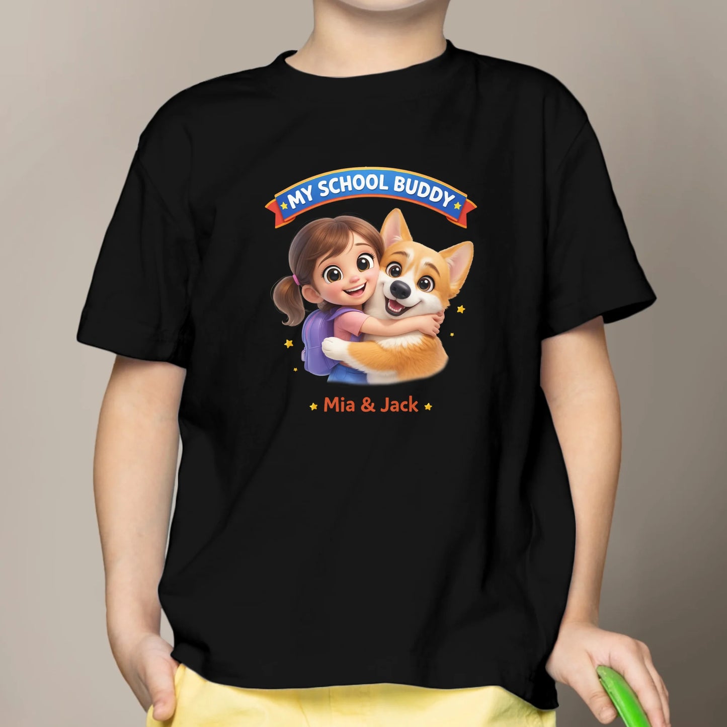 School Buddy - Personalized Kids T-Shirt